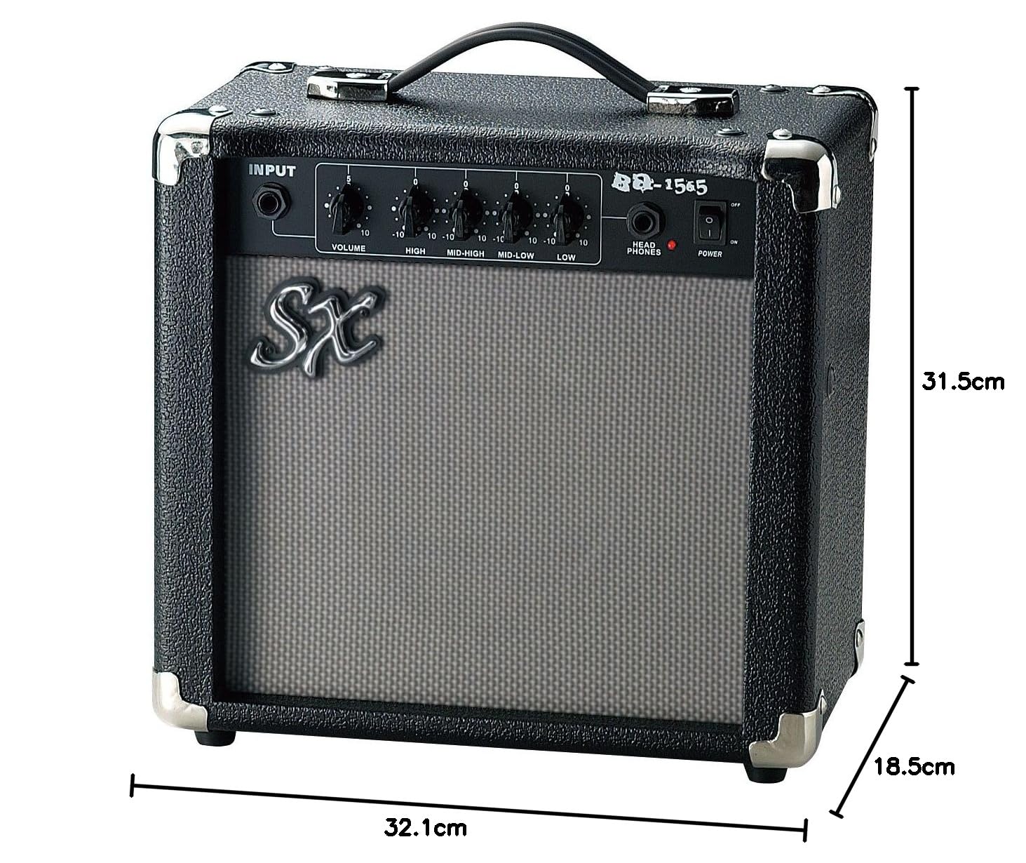 Amazon | SX ベースアンプ 15W サイズ321X315X185mm BA1565 | ベース